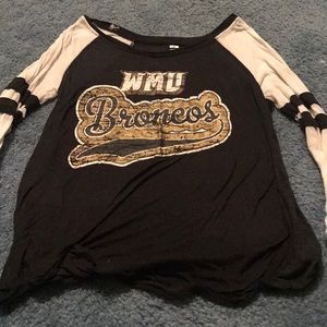 Western Michigan University Baseball Tee